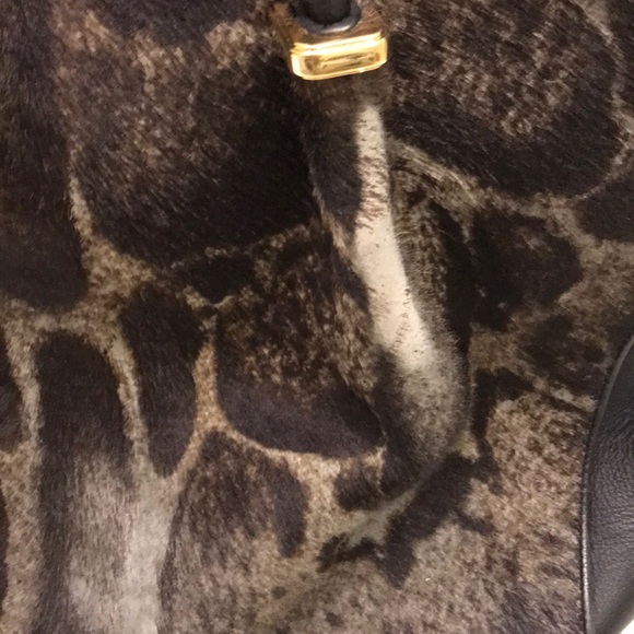 Nina Ricci leather and calf hair handbag - Picture 9 of 10